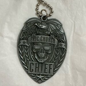 Chief Cold Rustic Steel Look Pendant Necklace